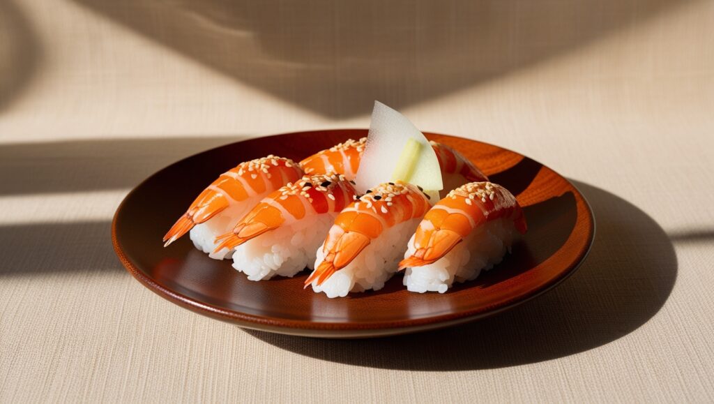 Recipes Justalittlebite​:Ebi (Shrimp) Sushi